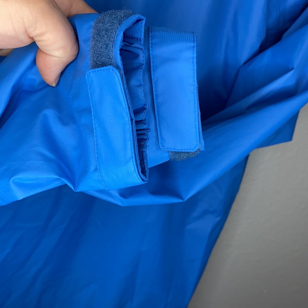 Burton Blue Rain Jacket Shell Packable Dryride L - image 7